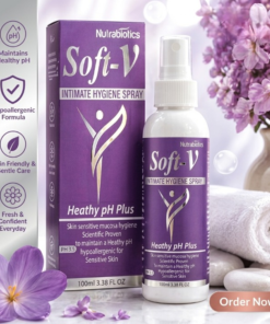 Soft V Intimate Hygiene Spray Healthy PH Plus 100ml Dermatologist Tested Formula 100ml