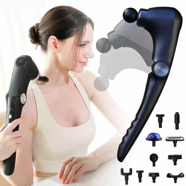 Blueidea USB Rechargeable Folding Fascia Gun – 10-in-1 Massager with Heat & Cold Therapy - Image 3