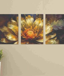 Set of 3 Wall Art Wooden Phototile Frames for Wall Decor