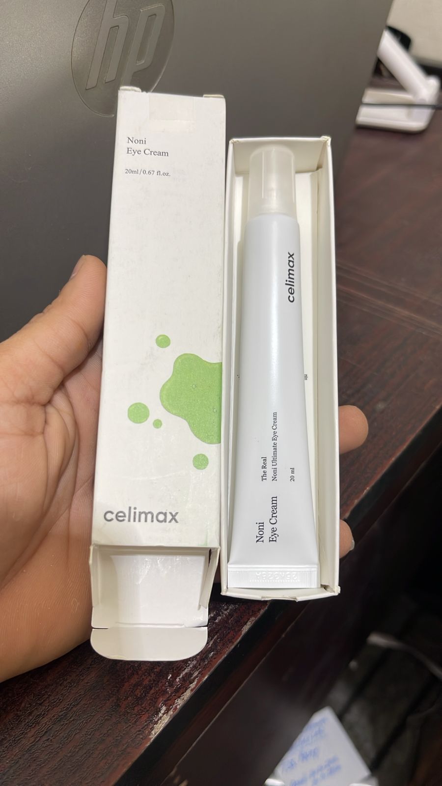 Celimax Real Noni Ultimate Eye Cream 20ml Korean Skincare For Dark Circles Fine Lines And Hydration - Made In Korea - Image 2
