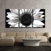 Set Of 3 Sticky Wooden Canvas Frames For Wall Decore Aesthatic Art / Sticky Phototiles For Room Wall Decoration