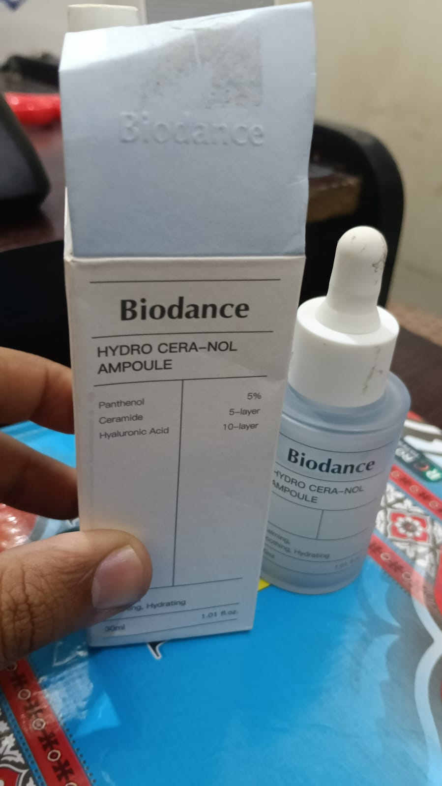 Biodance Hydro Cera Nol Ampoule Hydrating Soothing Serum With Panthenol Ceramides And Hyaluronic Acid 30ml Made In Korea - Image 5