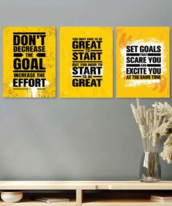 Set of 3 Premium Wall Art Photo Tiles – Modern Home Decor Sets 8x11
