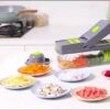 16-In-1 Multifunctional Vegetable Chopper & Slicer With Colander Basket And Storage Container – Heavy-Duty Food Cutter & Dicer For Onion