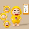 Crayon Shin?chan Face Changing Doll | Collectible Keychain | DIY Crafts | Mini Cartoon Toy ( Random Design And Keychain)