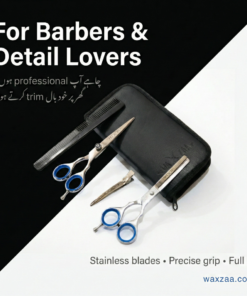 WAXZAA Professional Barber Scissors Kit – Premium Hair Cutting Accessories