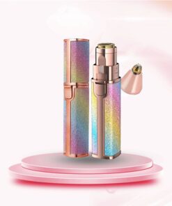 Flawless 2 In 1 Eyebrow Trimmer Multi Attractive Color With USB Charging Cable And Cleaning Brush