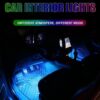 Car Interior LED Atmosphere Light with Remote Control – Multi-Color Music Sync Ambient Strip Lamp (12V) - Image 3