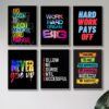 Set of 6 Premium Wall Art Photo Tiles – Modern Home Decor Sets 8x11