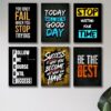 Set of 6 Premium Wall Art Photo Tiles – Modern Home Decor Sets 8x11