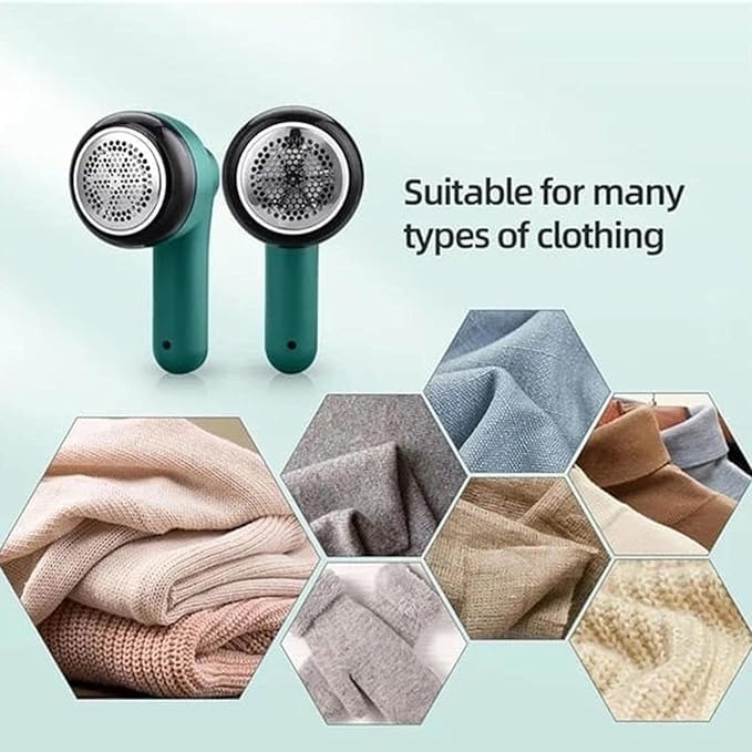 Electric Lint Remover for Clothing | Anti-Pilling Razor & Hair Ball Trimmer – Rechargeable Plush Sweater & Coat Fabric Shaver - Image 4