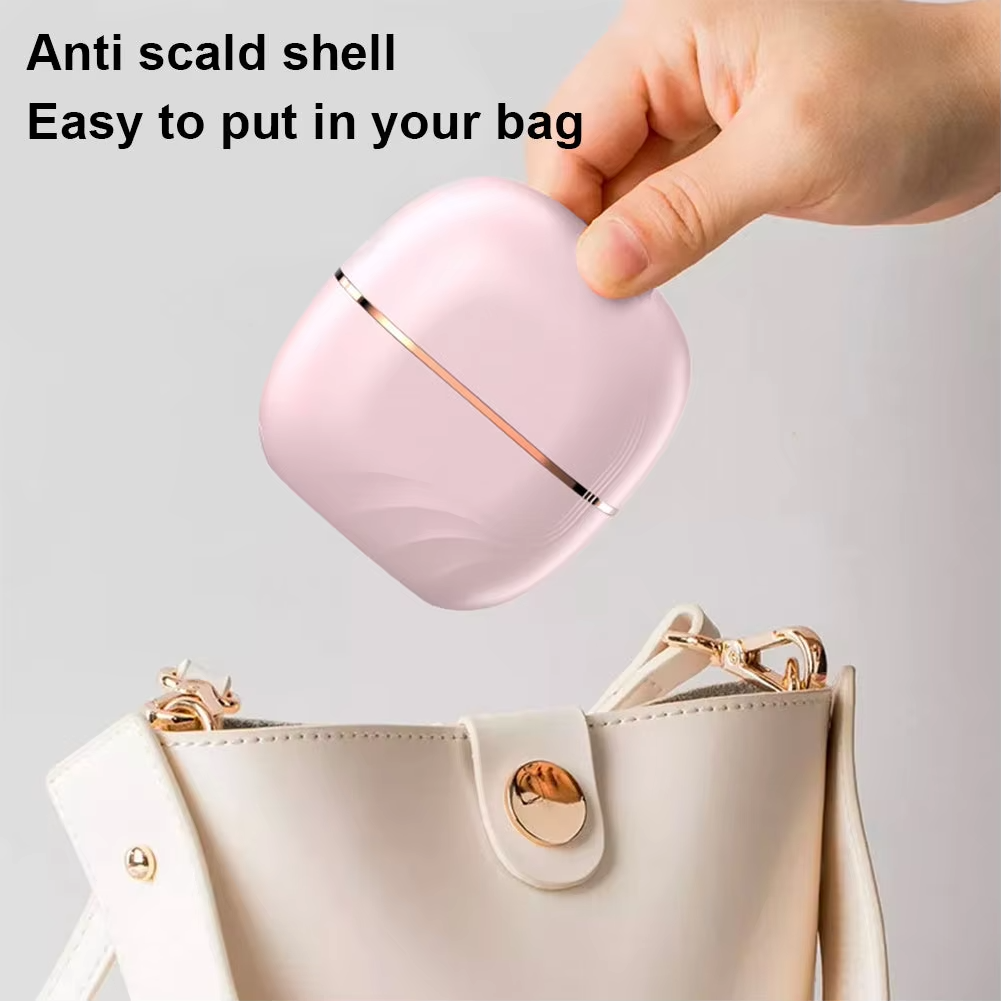 Mini Hair Straightening Comb Wireless Charging Portable Multifunctional Hair Care Styling Comb (Random Color) - Image 3