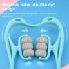 6-Wheel Neck & Spine Massager | Deep Tissue Cervical Massager for Neck, Back & Shoulder Pain Relief | Multifunctional Manual Massage Tool - Image 3