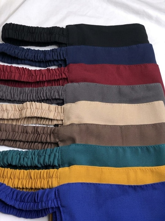 Elastic Half Niqab Bundle – Pack of 6 Premium Chiffon Face Veils for Women | Soft Breathable Daily Wear Niqab | Random Color - Image 4