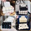 Bubble Shape Tissue Box Holder | Non-Slip Plastic Cover For Stylish Storage | Random Colour