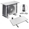 Air Conditioner Outdoor Unit Cover Heat Insulation Waterproof - Universal Size For 1 & 1.5 Ton - With Clip (Multi Color Random Design) - Image 2