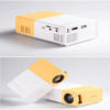 Portable YG300 Mini LED Projector A1 LED LCD Mini Video Projector – International Version | Compact Home Theater | White & Yellow - Image 2