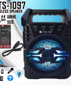 Professional Rechargeable Bluetooth 3.1 Speaker with RGB Light & FM Radio