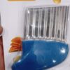 French Fry Crinkle Cutter – Stainless Steel Wavy Slicer Knife for Potatoes, Vegetables & Fruits | Easy Grip Chopper Tool for Kitchen Cutting & Garnishing - Image 5
