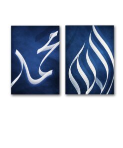 Set of 2 Premium Wall Art Photo Tiles – Modern Home Decor Sets 8x11