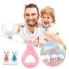 Baby Toothbrush Children's Teeth Cleaning Brush Kids U-Shaped Toothbrush Mouth Oral Cleaning Brush - Image 3