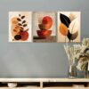 Set of 3 Premium Wall Art Photo Tiles – Modern Home Decor Sets 8x11