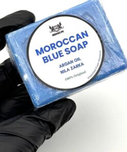 Midhat Apparel Moroccan Blue Soap With Premium Quality Gentle Cleansing And Refreshing Experience For Daily Use