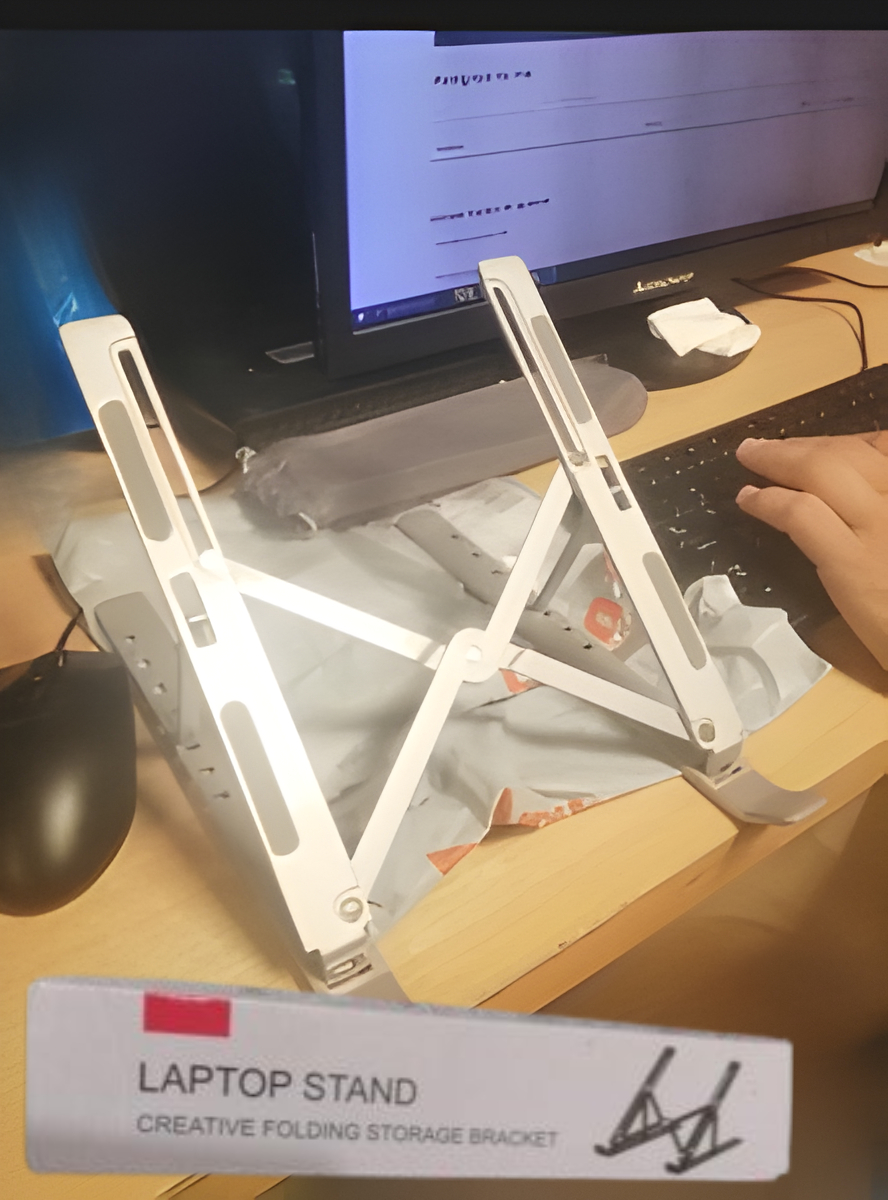 Laptop Stand Creative Folding Storage Bracket 15-Inches Brand: Speed-X Company - Image 2