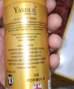 Yardlie Professional 1 MILLIAN Perfume Body Spray (150ml): High-Impact
