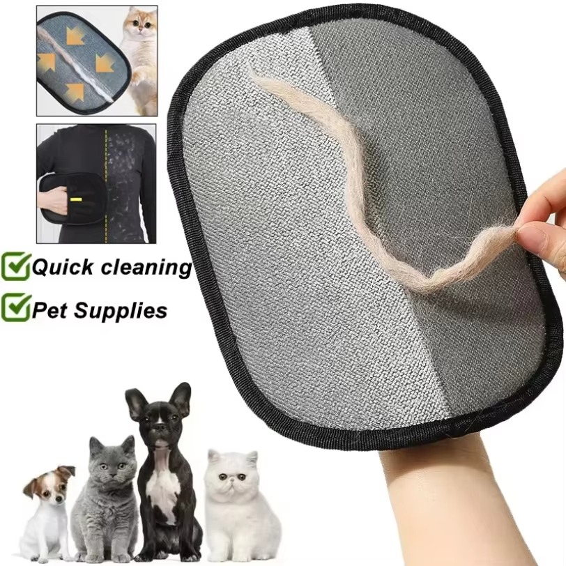 Pet Hair Remover Portable Washable Clothes Hair Dehairing Gloves Pet Cleaning Products Pet Accessories - Image 3