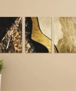 Set of 3 Wooden Photo Tile Wall Art Frames (8×11 Inches) – Premium MDF Spiritual Wall Décor with Easy Stick Back