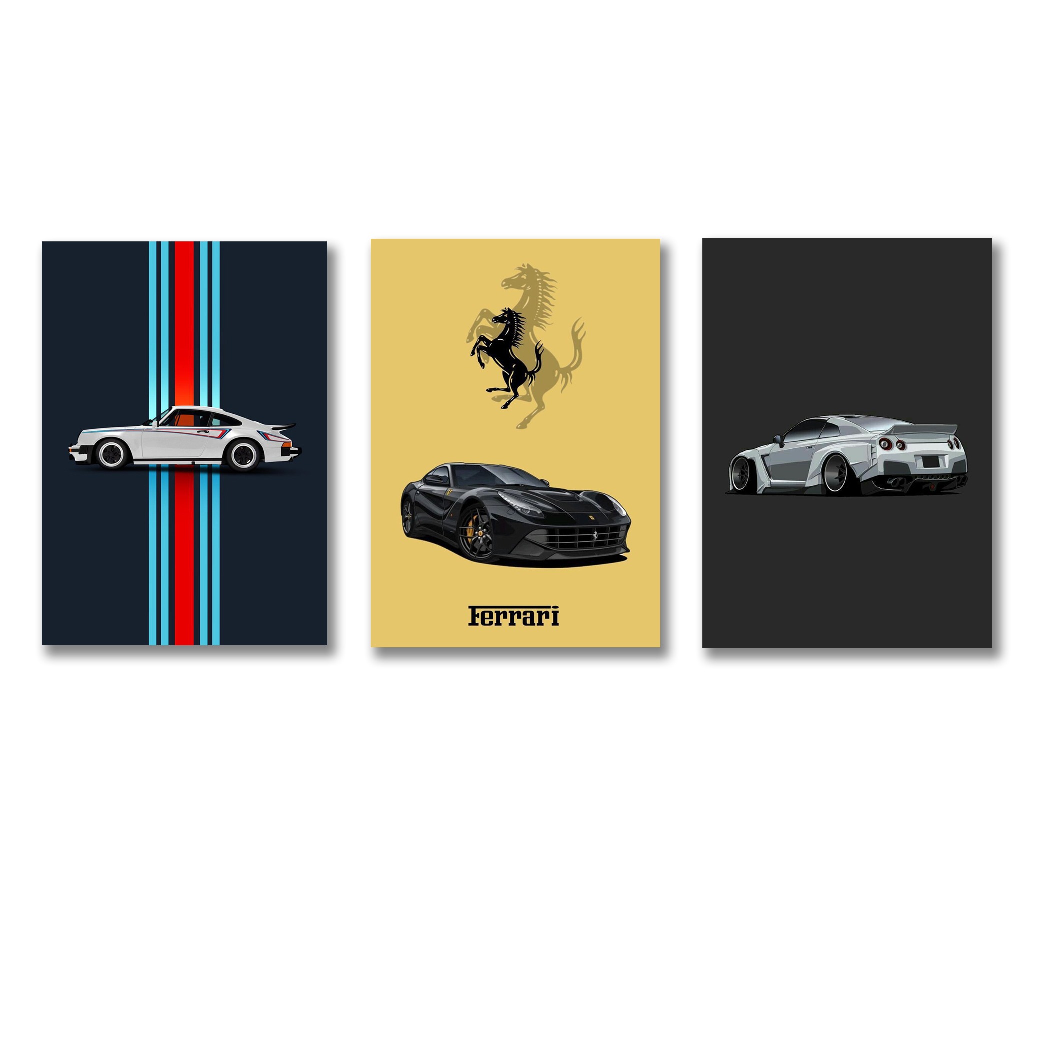 Set of 3 Premium Wall Art Photo Tiles – Modern Home Decor Sets - Image 2