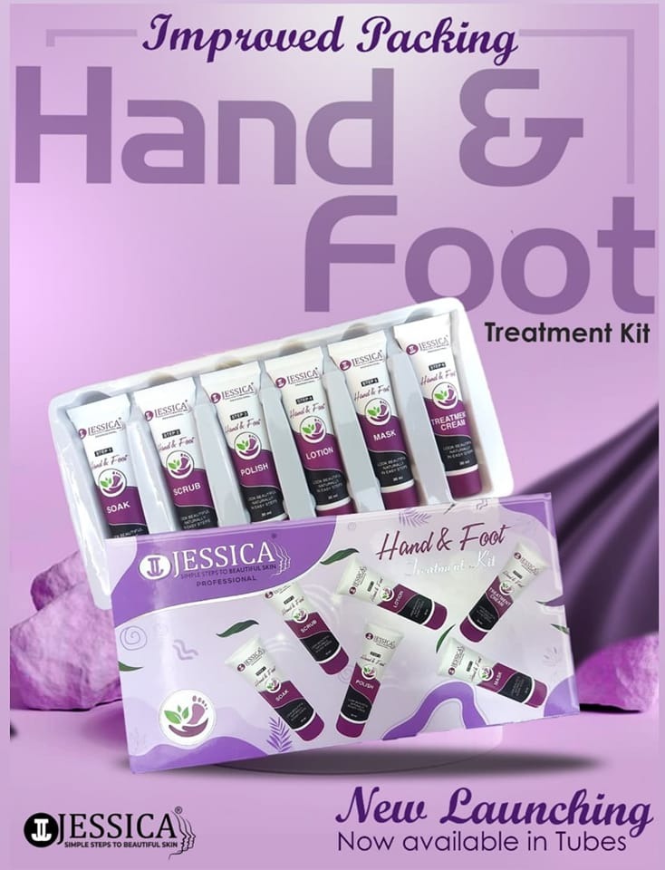 Jessica Hand & Foot Treatment Kit – 30ml Each Tube | Complete 6-Step Professional Care Set - Image 3