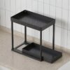 Multi-Functional Kitchen Shelf | Nail-Free Installation | Rust-Proof Carbon Steel Organizer | Waterproof & Strong Load-Bearing | Random Colour - Image 4