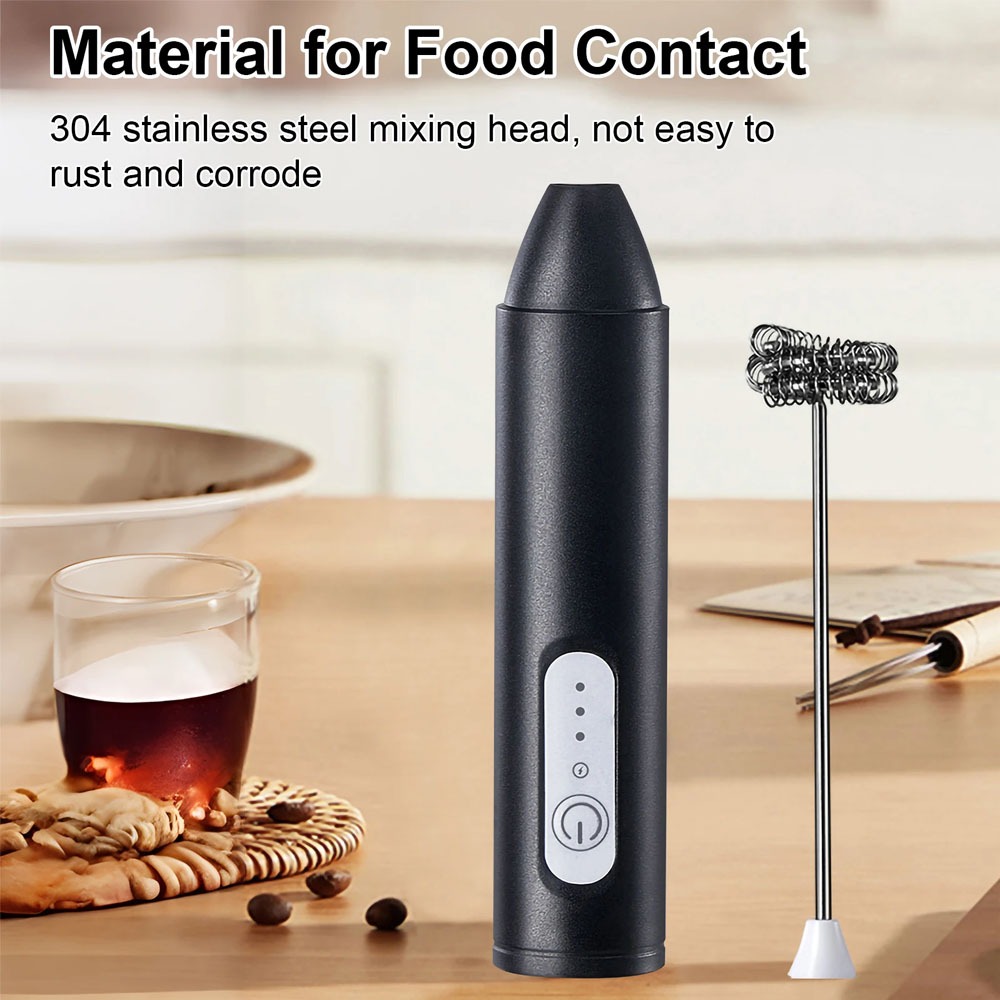 Rechargeable Coffee Beater – USB Milk Frother for Coffee