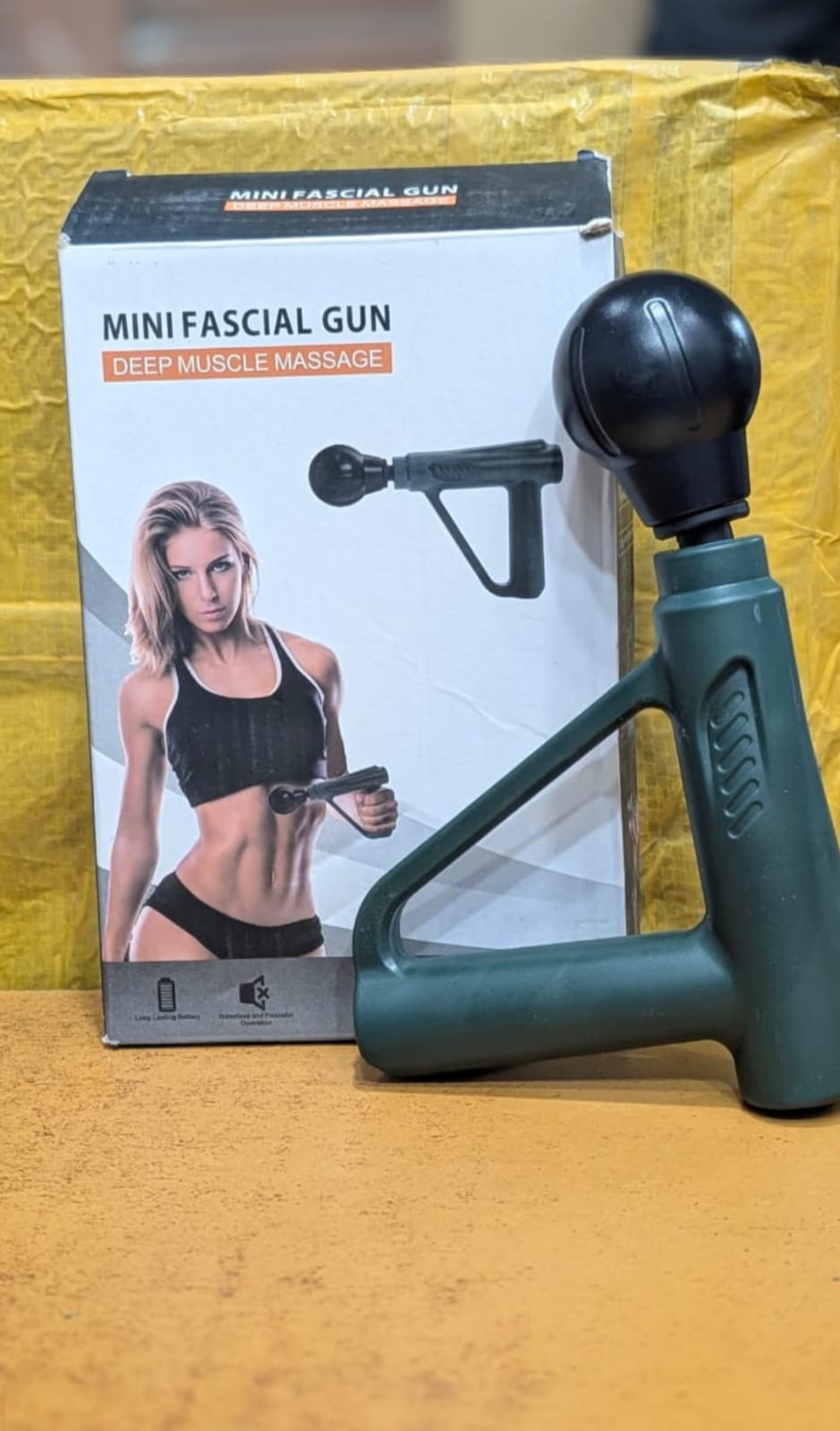 Mini Fascial Gun Deep Tissue Massager For Quick Muscle Relief And Portable Relaxation Therapy rechargable (random colour) - Image 4