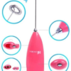 Cell Operated Coffee Beater Milk Drink Egg Whisk Mixer Foamer Mini Handle Stirrer Practical Cooking Tool Kitchen Gadget (Random Color) - Image 4