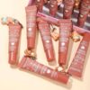 Hudamoji Multi-Shade Butter Cocoa Matte Lip Gloss – Lightweight & Rich Color Collection (Pack Of 2) - Image 3