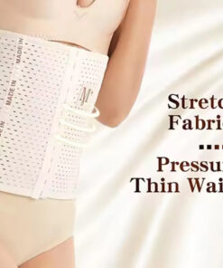 M + Belly Belt 6 Hooks Body Shaper & Tummy Controller ~ Size : 3XL ~ Color : Skin