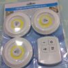 Pack of 3 LED Remote Control Lights – Tap Lights with Self Adhesive for Cabinet, Wardrobe & Kitchen ~ Cell Operated - Image 4