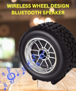 RGB Tyre Shape Wireless Bluetooth Speaker With LED Light