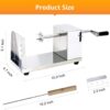 Professional Potato Spiral Cutter, Manual Stainless Steel Potatoes Twister Slicer - Image 4