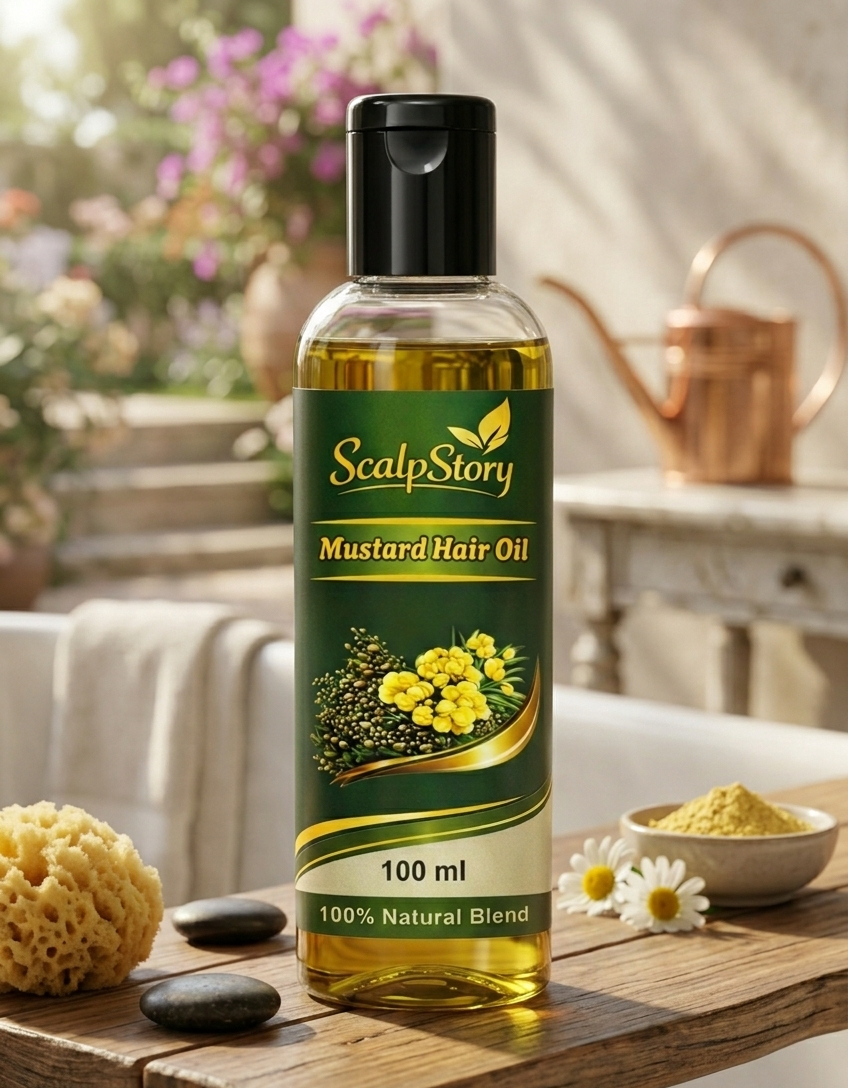 Mustard Hair Oil | Natural Nourishment | Strong