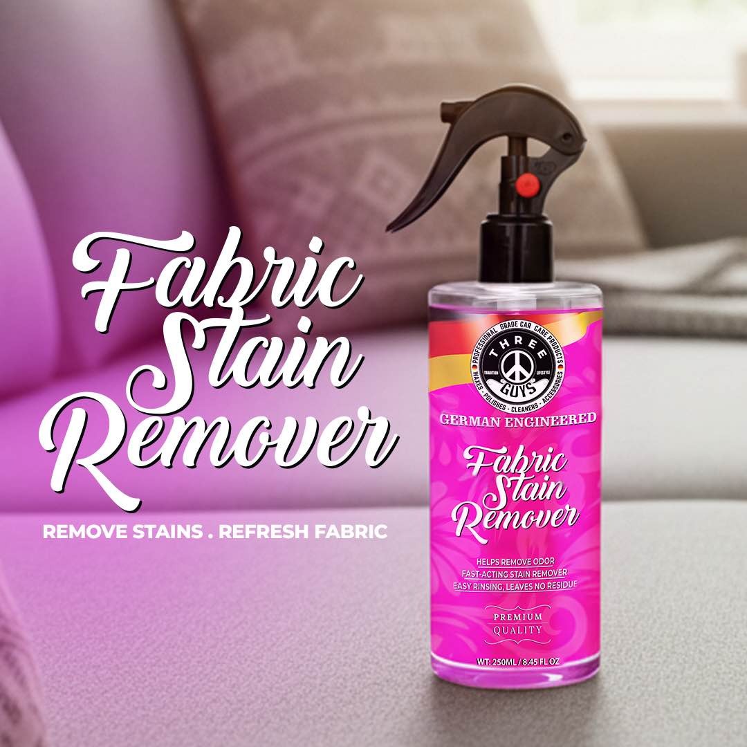 Three Guys Fabric Stain Remover 250ml Fast Acting Cleaner For Carpets Upholstery And Fabric Surfaces - Image 4