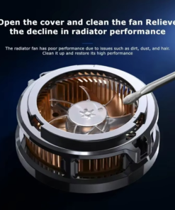 MEMO CX07 Mobile Phone Magnetic - Cooling Fan Radiator Cool Heat Absorber For IOS iPhone Android ( Random Color )