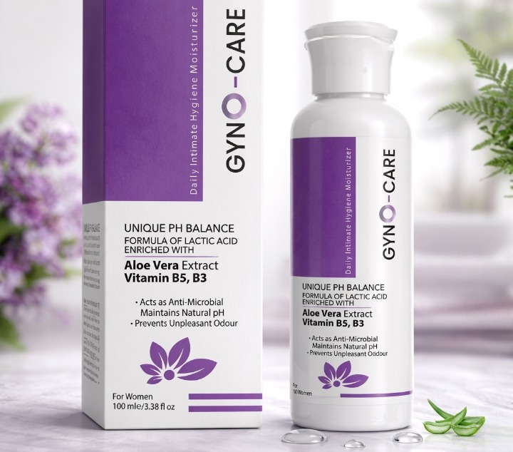 GYNO CARE Daily Intimate Hygiene Moisturizer PH Balanced Care For Women With Aloe Vera And Vitamins - Image 3