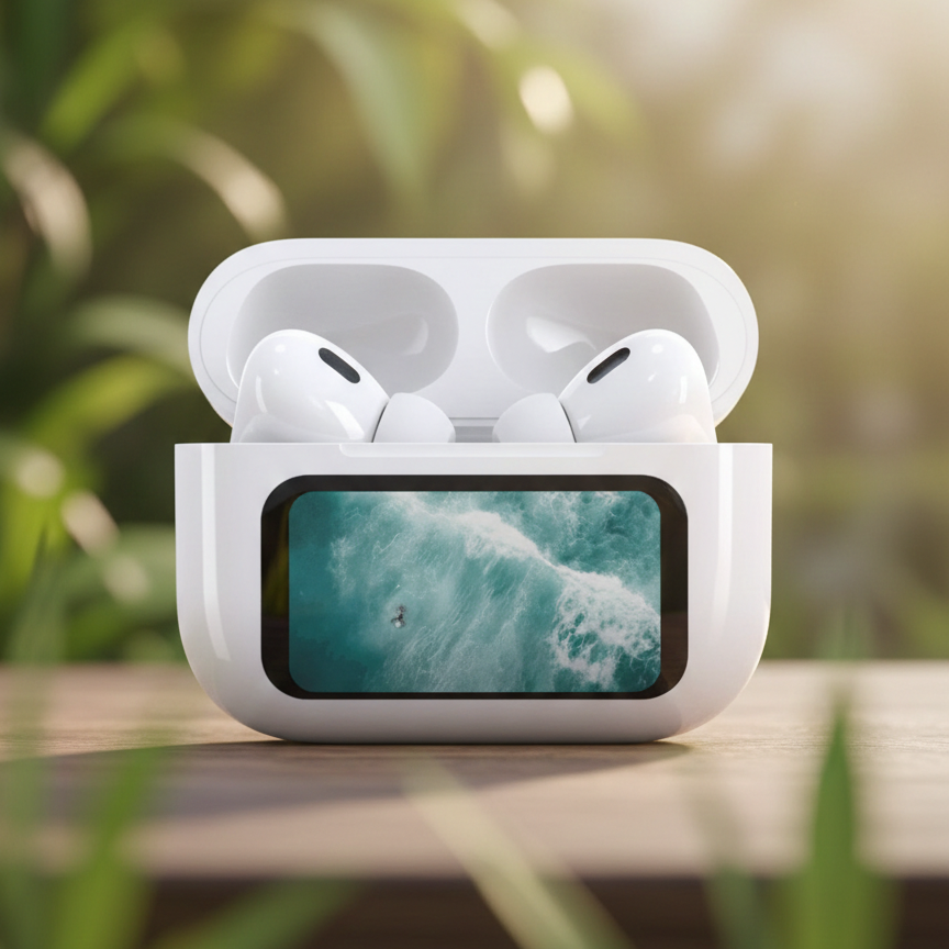 Airpods Pro A9 ANC ENC Double Dark Noise Reduction Bluetooth Wireless Earbuds With Battery Display Touch Control For Android And IOS - Image 3