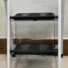 2-Step Folding Metal Stool Ladder | Compact Safety Step Ladder With Anti-Slip Treads | Frame Metal & Step Plastic - Random Colour - Image 4