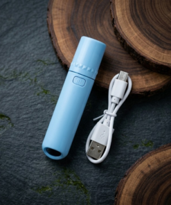 Mini USB-C Rechargeable LED Flashlight – Super Bright Pocket Torch with Telescopic Zoom
