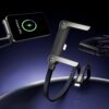 240W 2-in-1 USB-C to C Fast Charging Cable With Foldable Bracket | Type-C to Type-C Data Cable & Desktop Holder